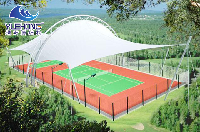 風雨網(wǎng)球場膜結(jié)構(gòu)03